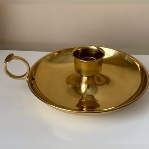 8” Chamberstick candle stick